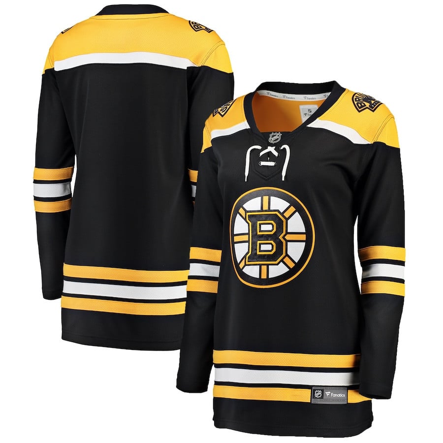 Boston Bruins Breakaway Home Women, Black NHL Jersey Women's
