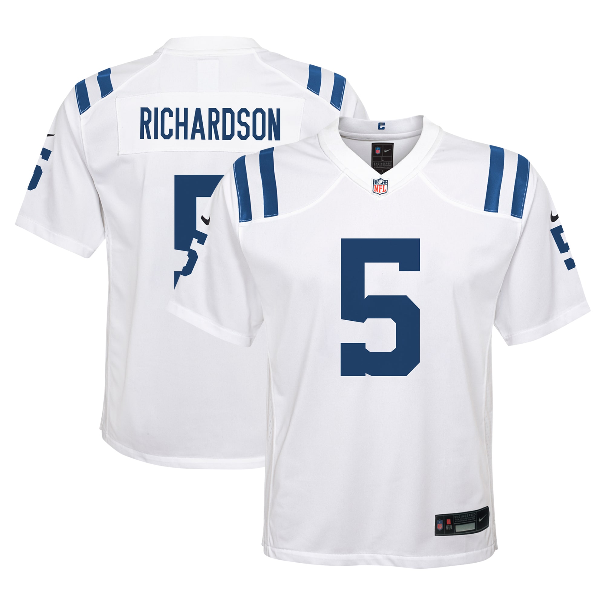 Indianapolis Colts Anthony Richardson White Player Game NFL Jersey Youth