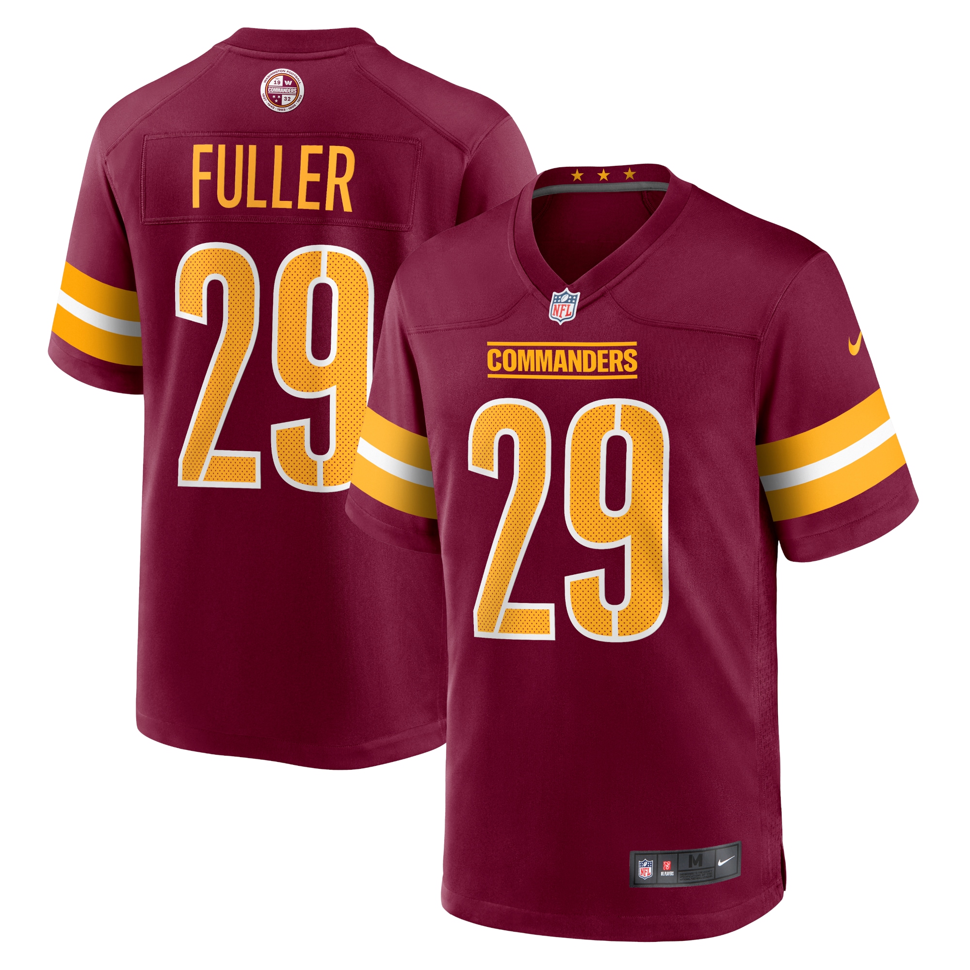 Washington Commanders Kendall Fuller Burgundy Game NFL Jersey Men's