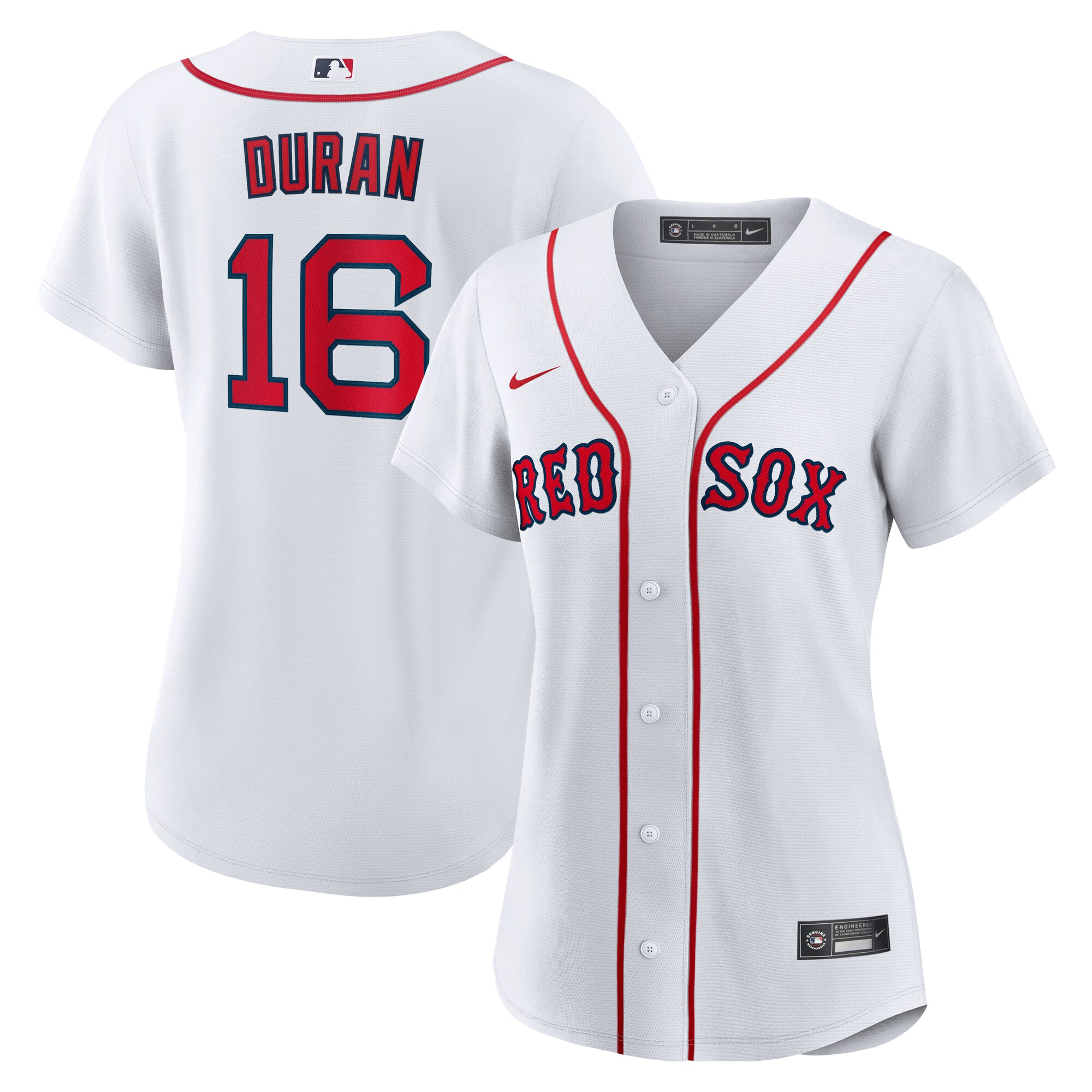 Boston Red Sox Jarren Duran White Player MLB Jersey Women's