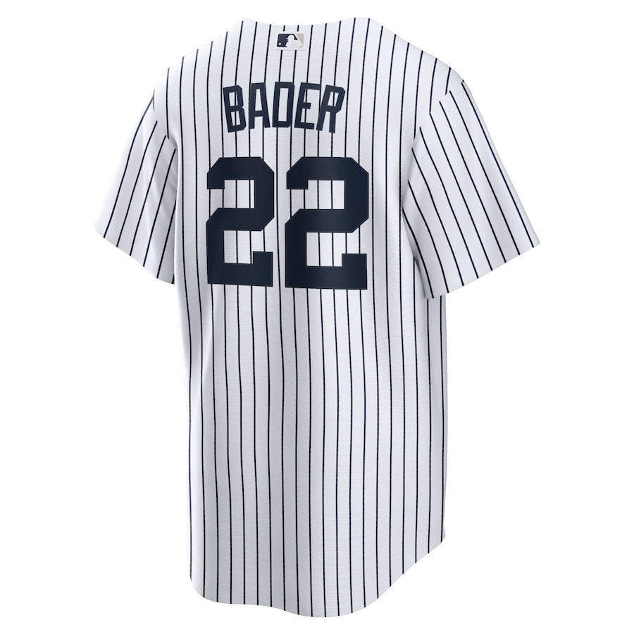 Harrison Bader 22 New York Yankees White MLB Jersey Men's