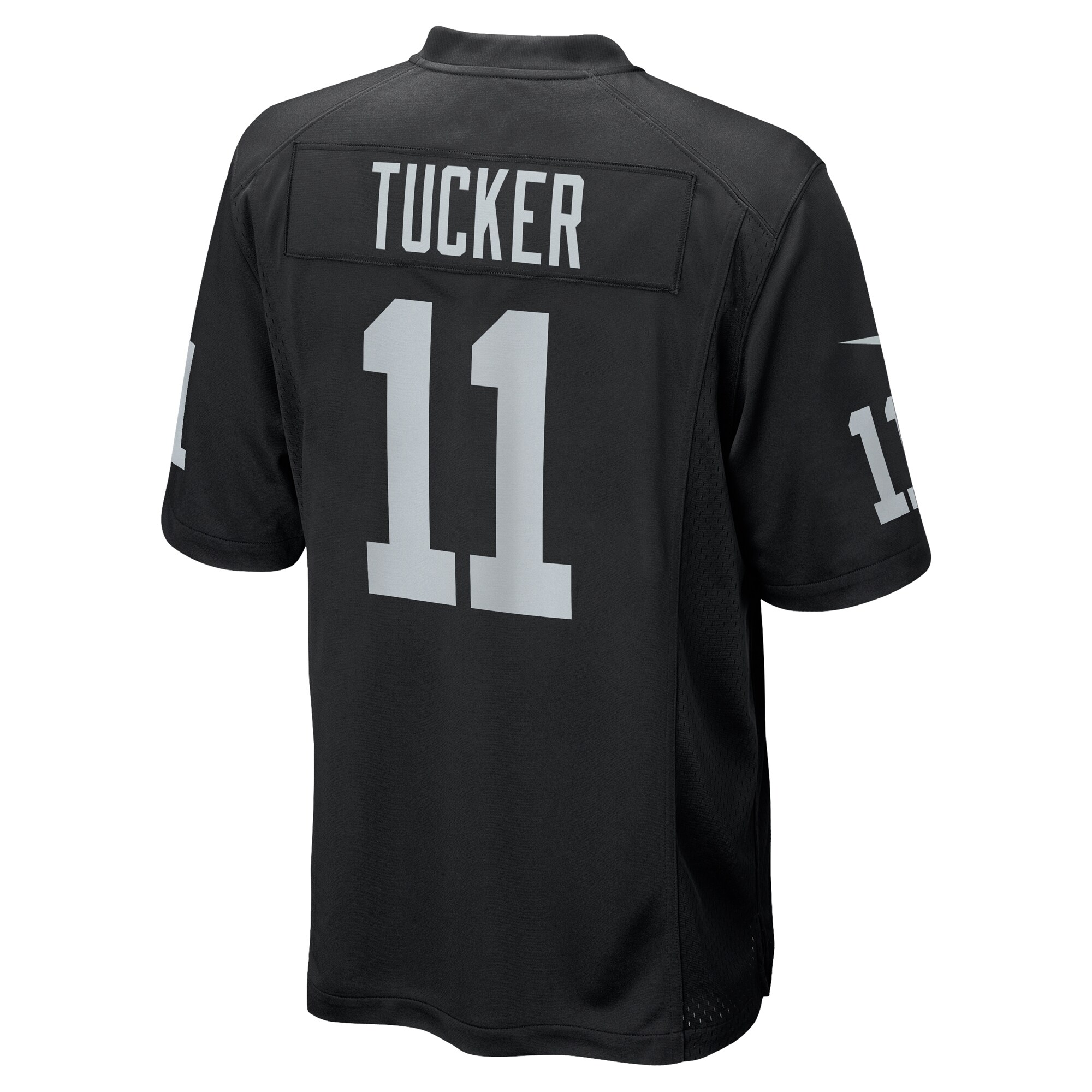 Las Vegas Raiders Tre Tucker Black Team Game NFL Jersey Men's