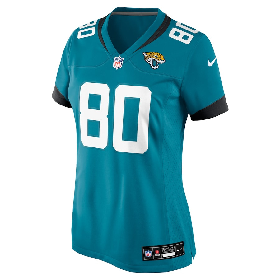 Joshua Cephus 80 Jacksonville Jaguars Game Teal NFL Jersey Women's