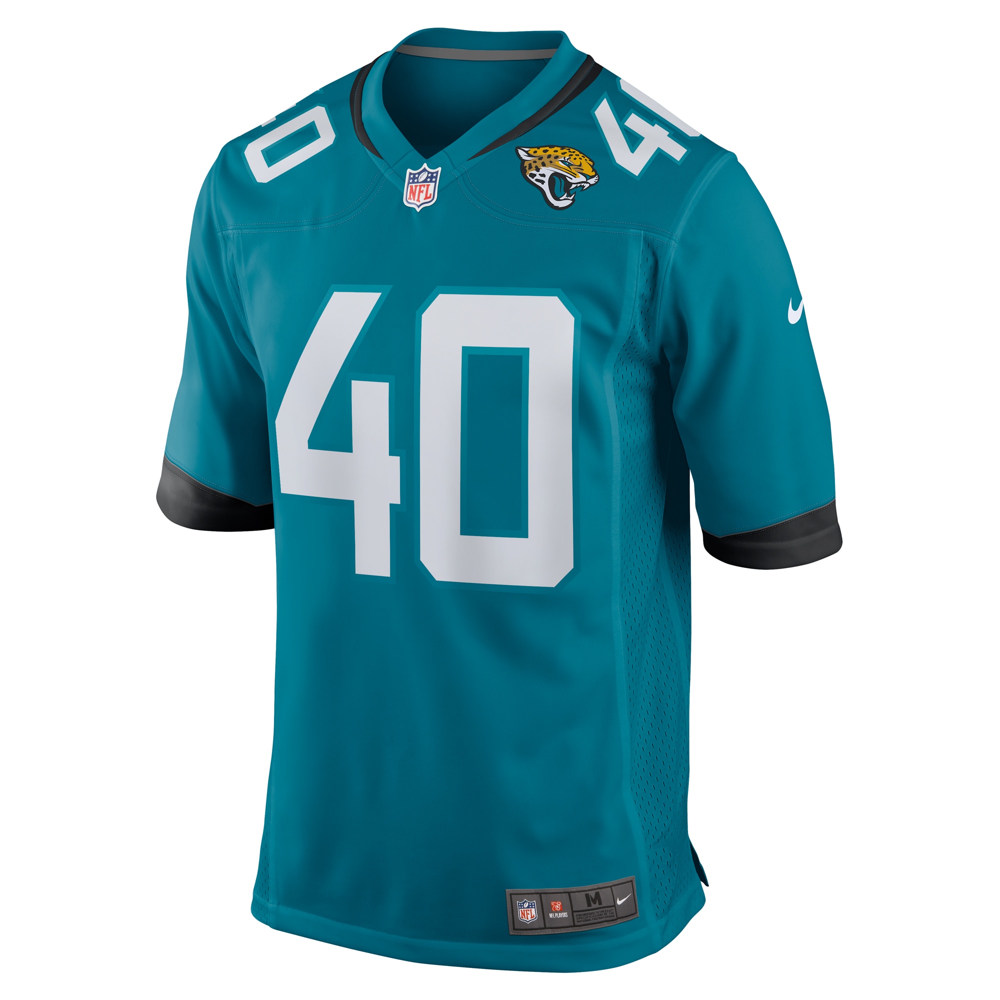 Jacksonville Jaguars Erick Hallett Teal Game NFL Jersey Men's