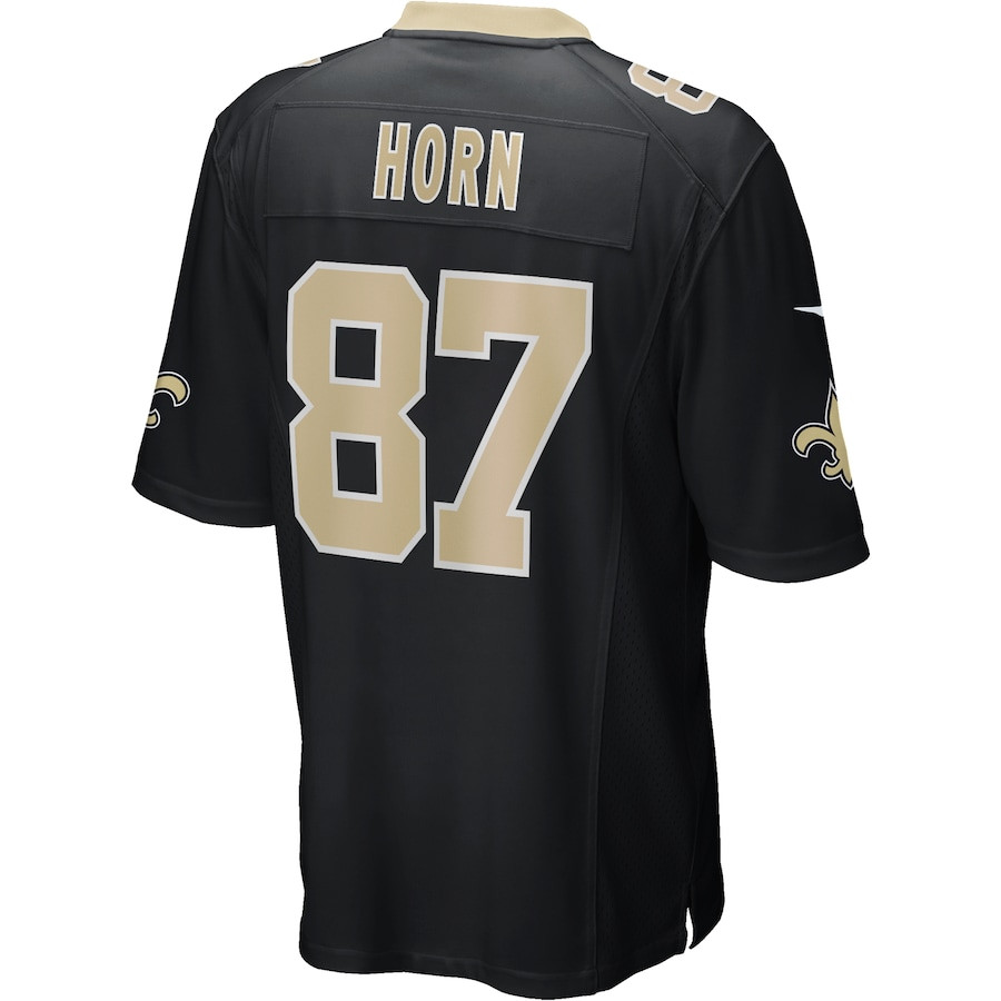 Joe Horn 87 New Orleans Saints Game Retired Black NFL Jersey Men's
