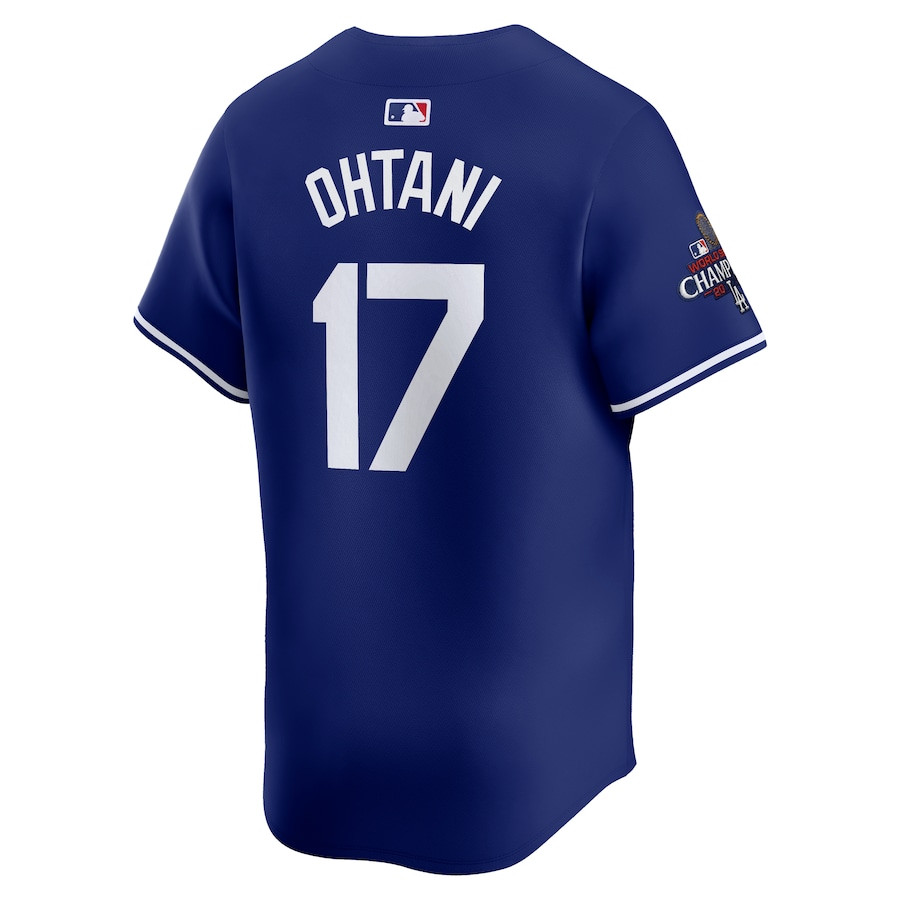 Shohei Ohtani 17 Los Angeles Dodgers 2024 World Series Champions Alternate Limited Player Royal MLB Jersey Men's