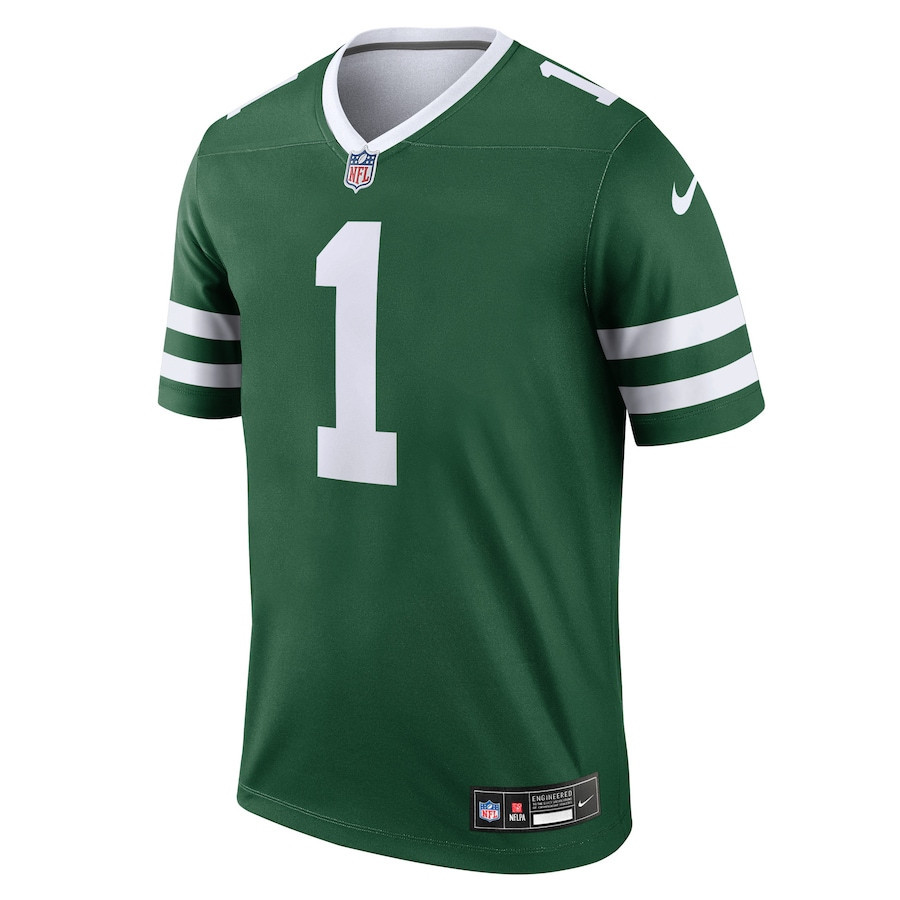 Ahmad Sauce Gardner 1 New York Jets Legend Legacy Green NFL Jersey Men's