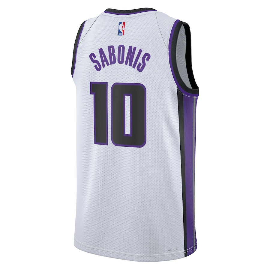Domantas Sabonis 10 Sacramento Kings Unisex Swingman Association Editio White NBA Jersey Unisex