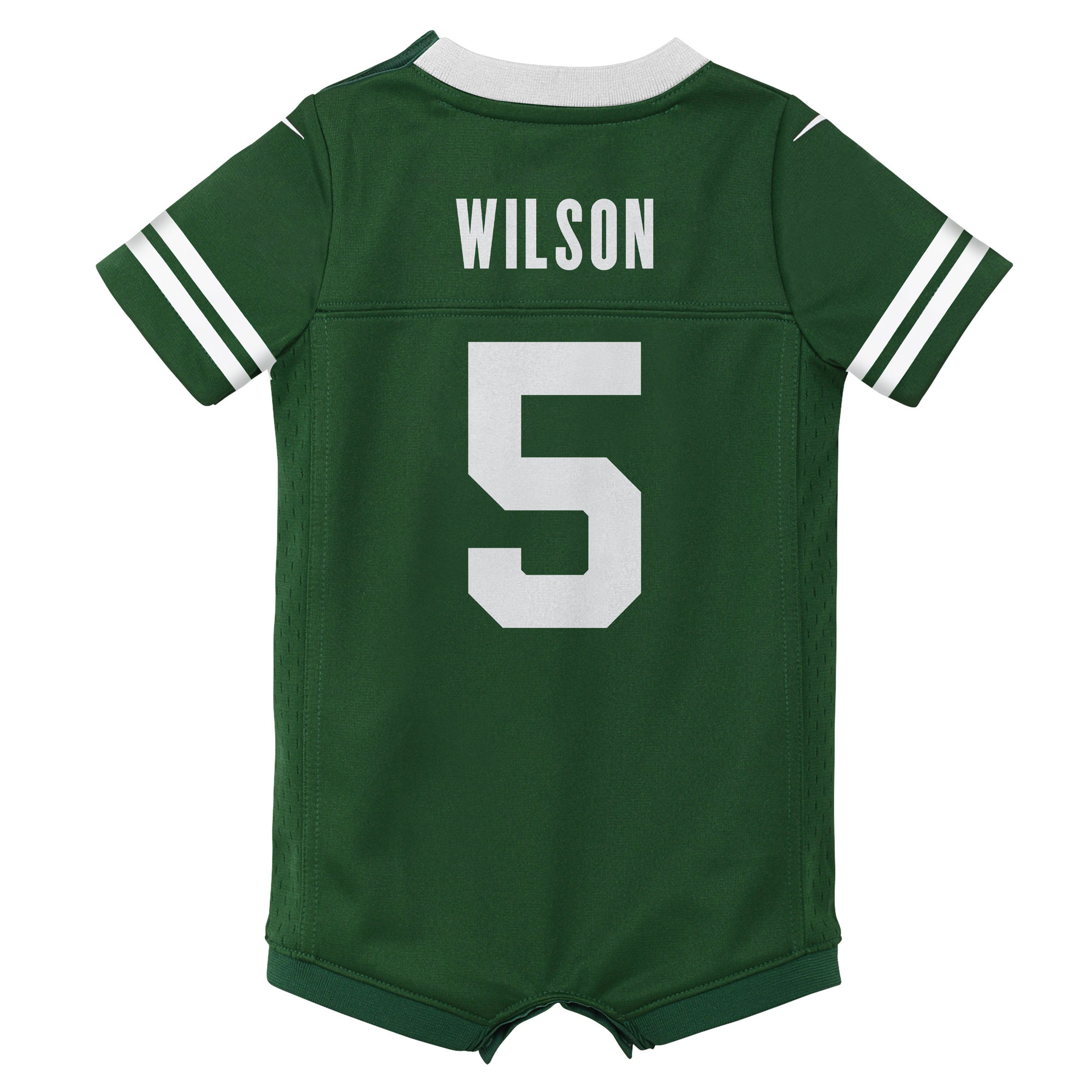 Newborn Infant New York Jets Garrett Wilson Legacy Green Game Romper NFL Jersey Men's