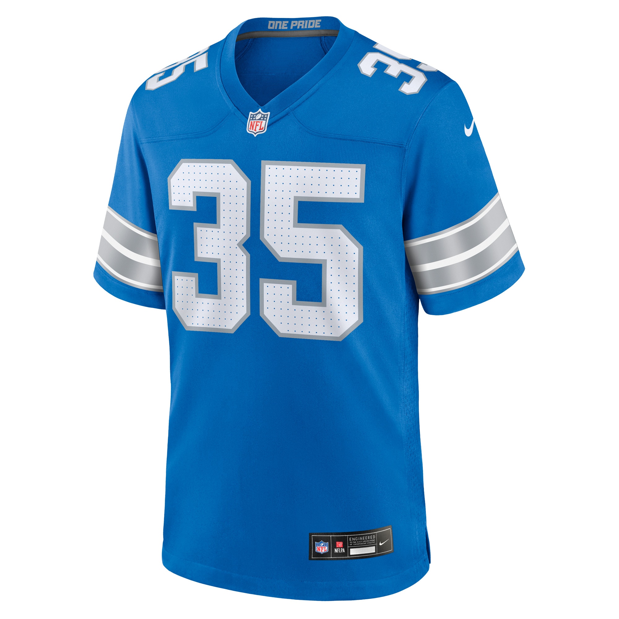 Detroit Lions Chelen Garnes Blue Game NFL Jersey Men's