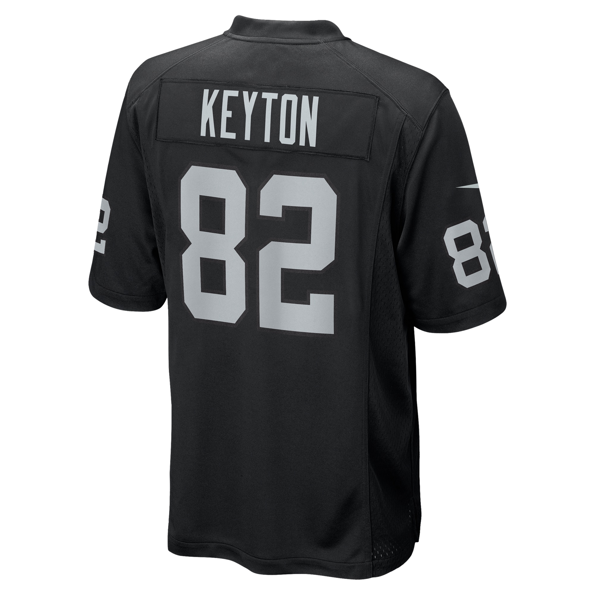 Las Vegas Raiders Ramel Keyton Black Team Game NFL Jersey Men's