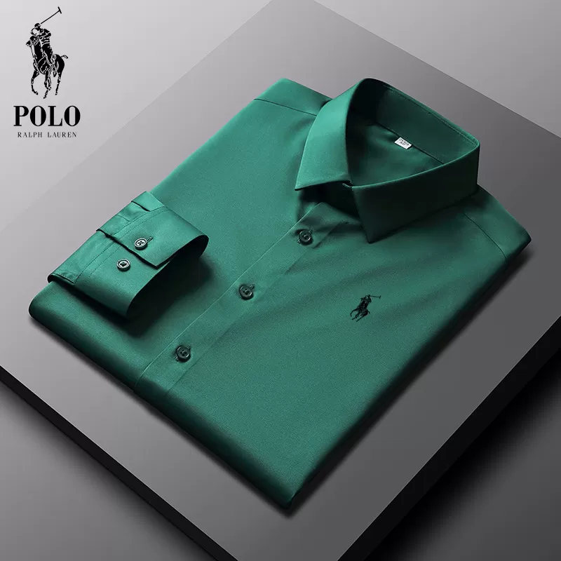 Ralph Lauren™ Men's Cotton Basic Denim Long Sleeve Shirt