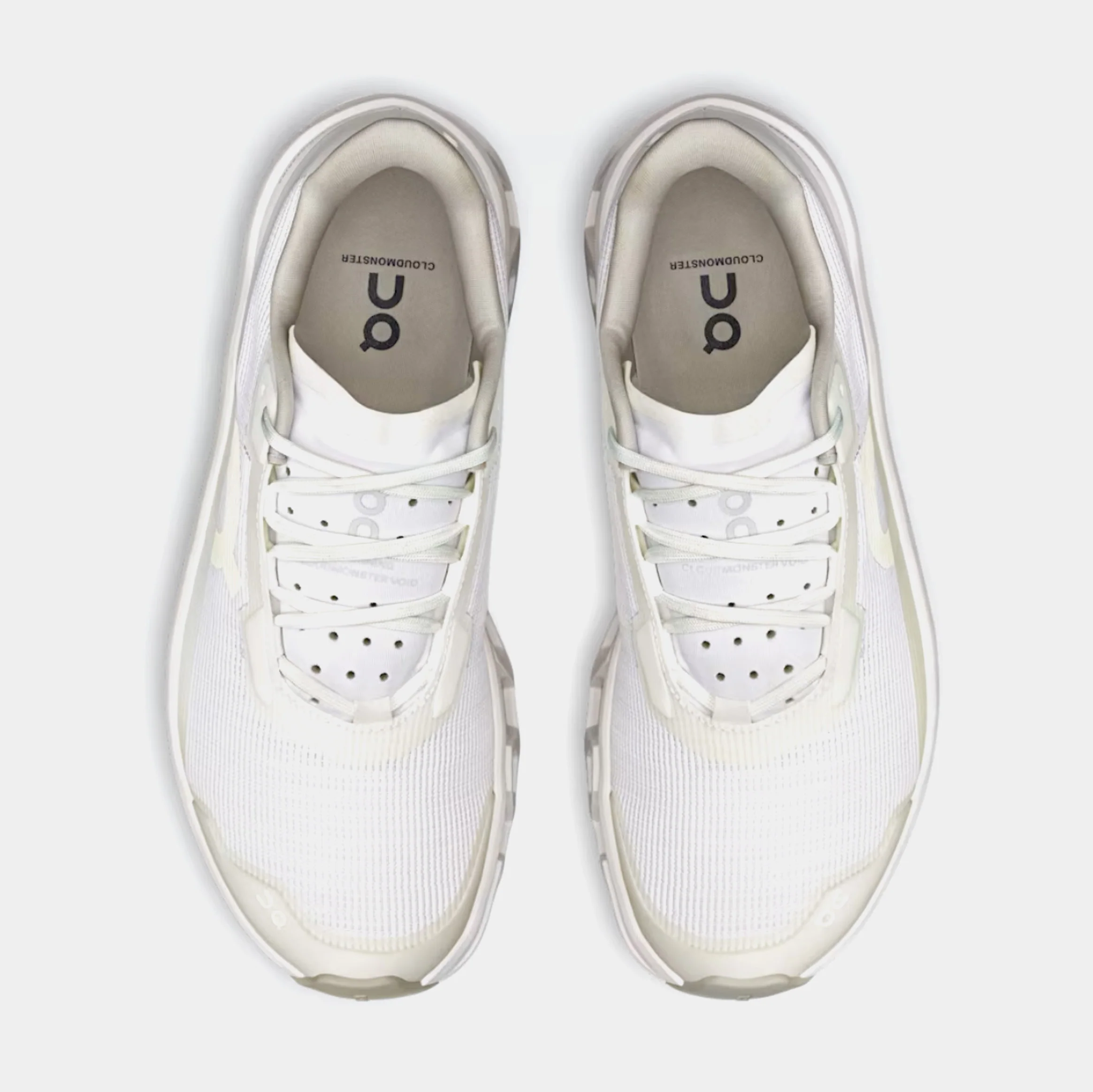 Cloudmonster Void Womens Running Shoes (White/White)