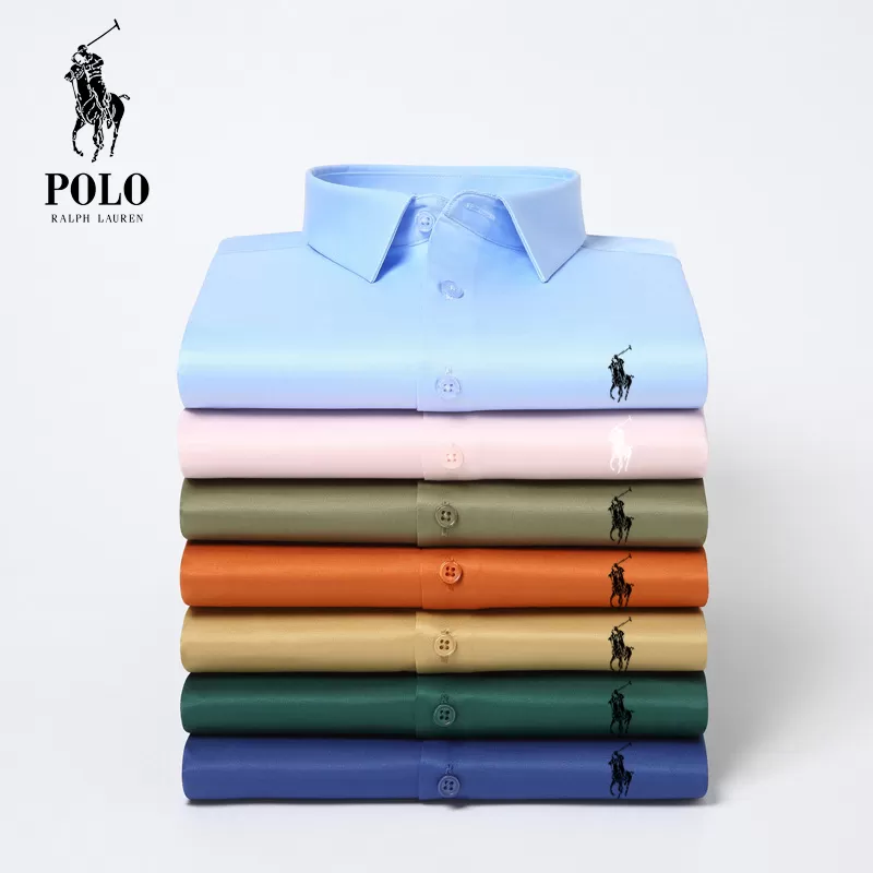 Ralph Lauren™ Men's Cotton Basic Denim Long Sleeve Shirt