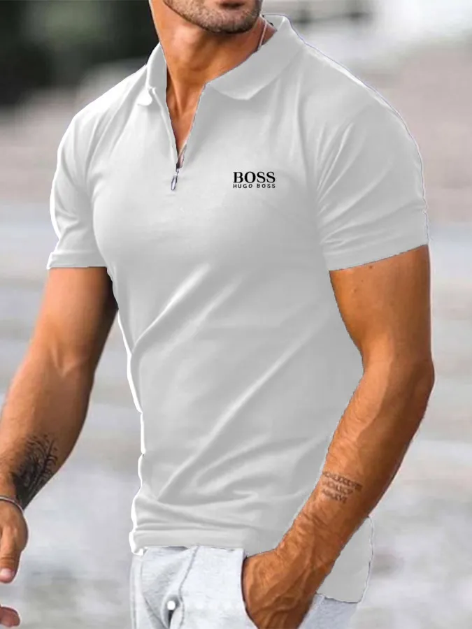 Men's Fashion Casual Short Sleeve POLO Shirt