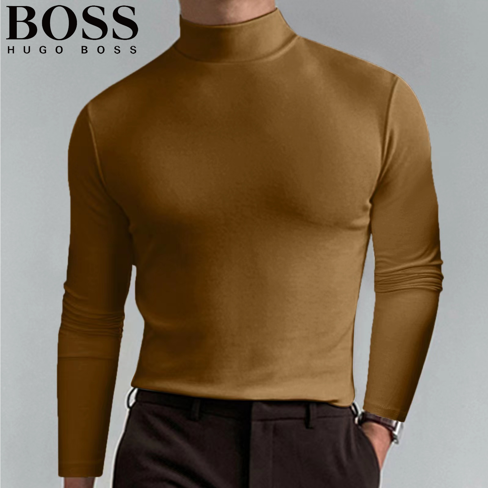 Men's Casual Round Neck Thermal Top