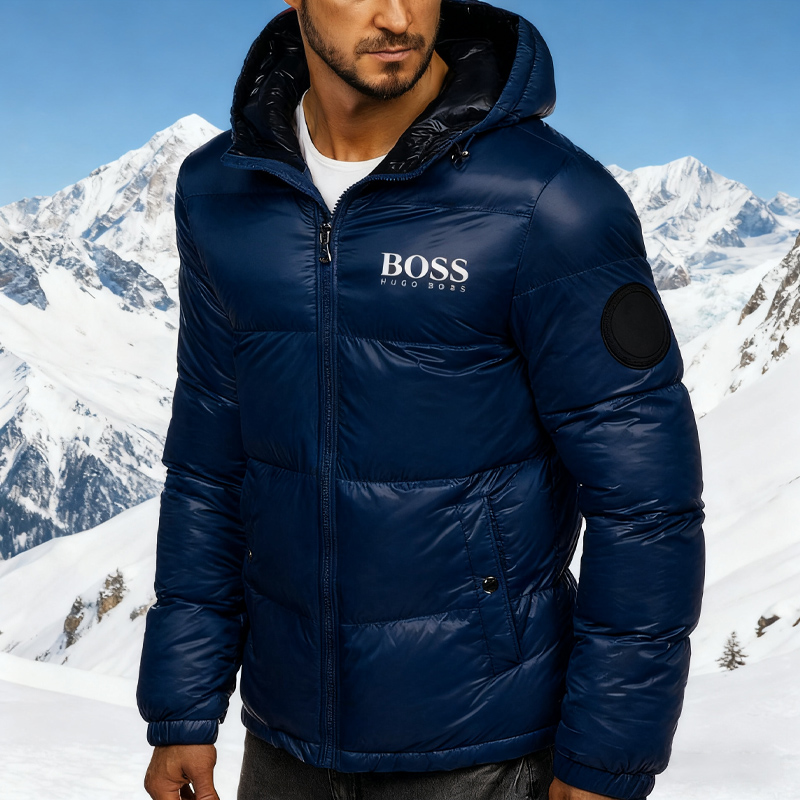 BOSS™ Men's Padded Warm Hooded Jacket