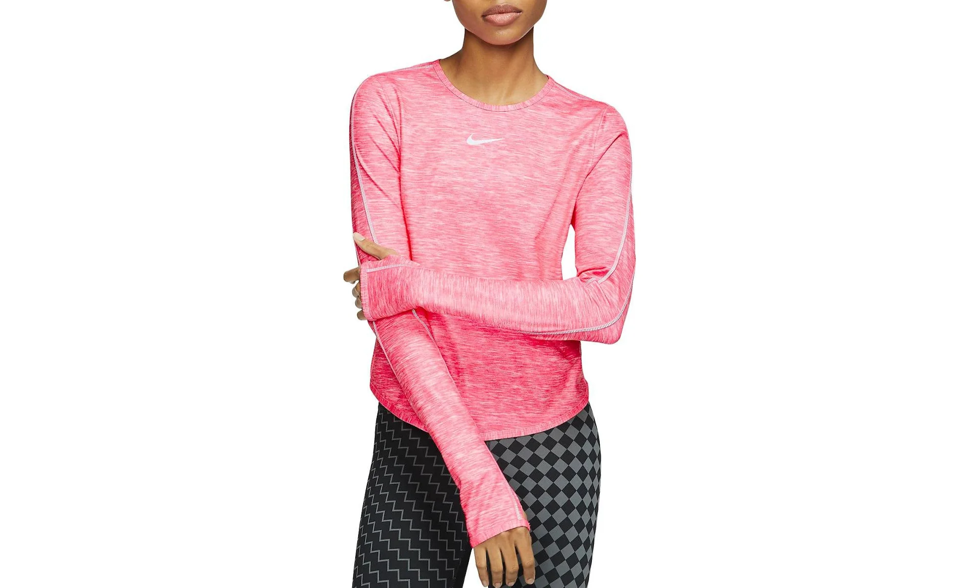 Top Long Sleeve Runway Reflective Womens Style 