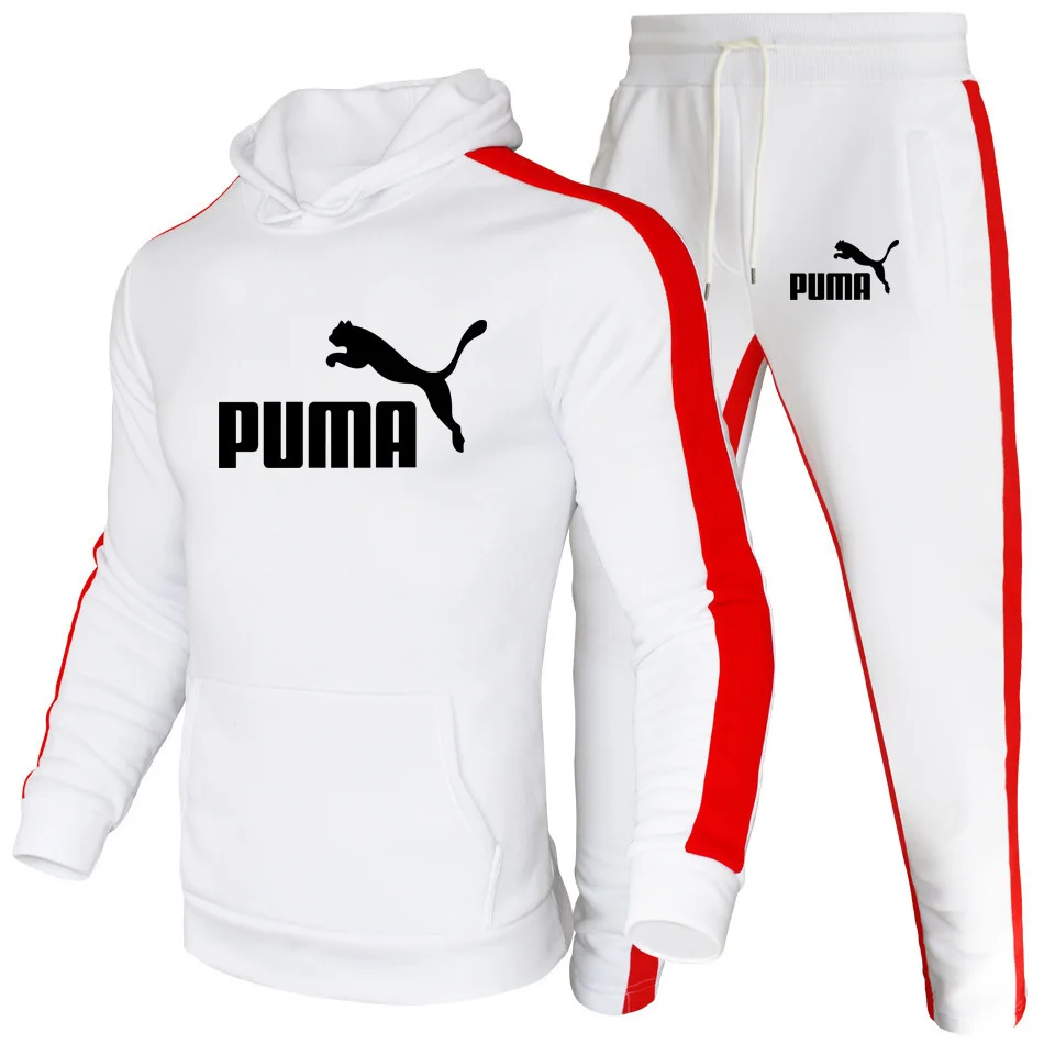 Men's and women's sports and casual sweatshirt sets
