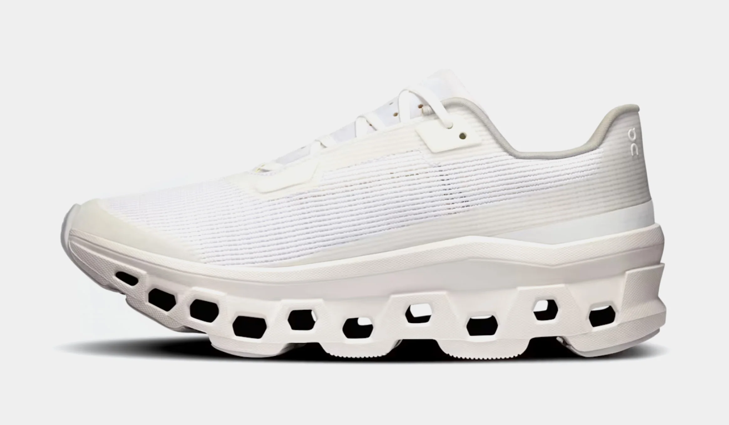 Cloudmonster Void Womens Running Shoes (White/White)