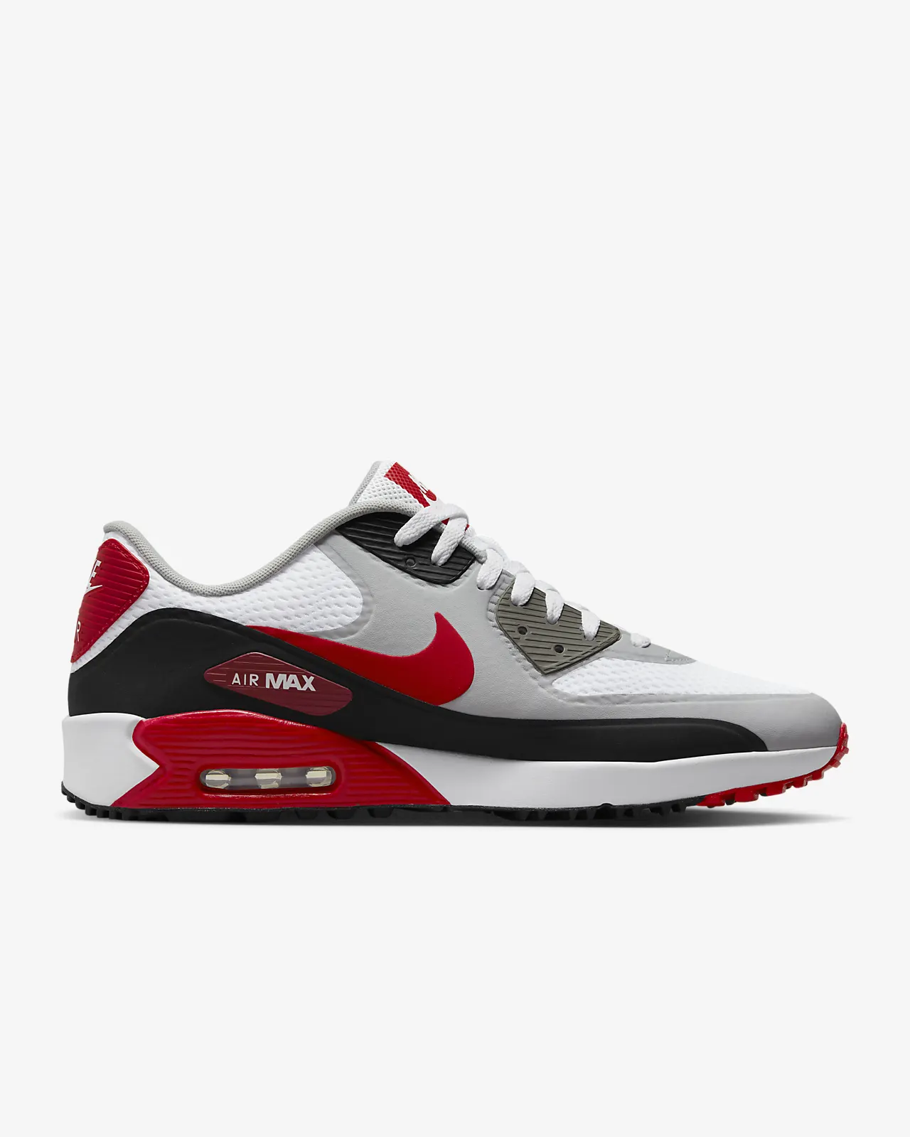 Unisex White Red Sneakers - Air Max 90 G