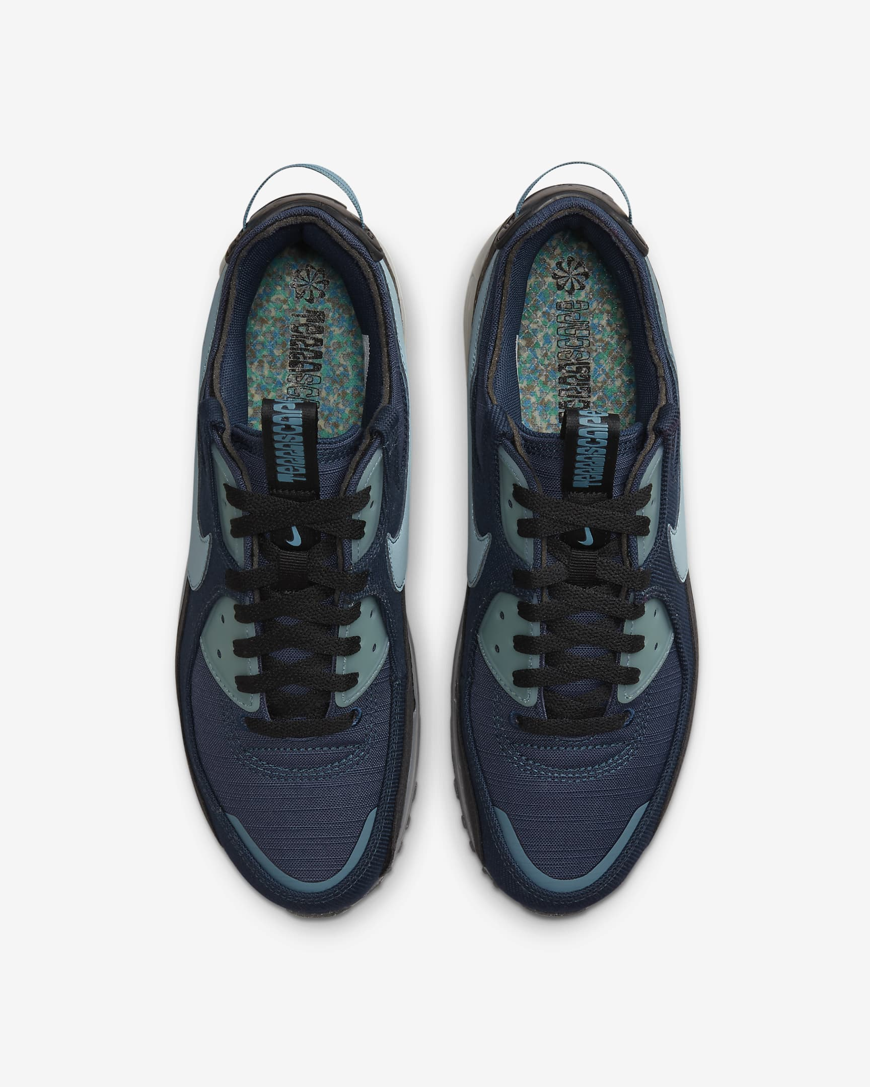 Navy Obsidian Black Shoes
