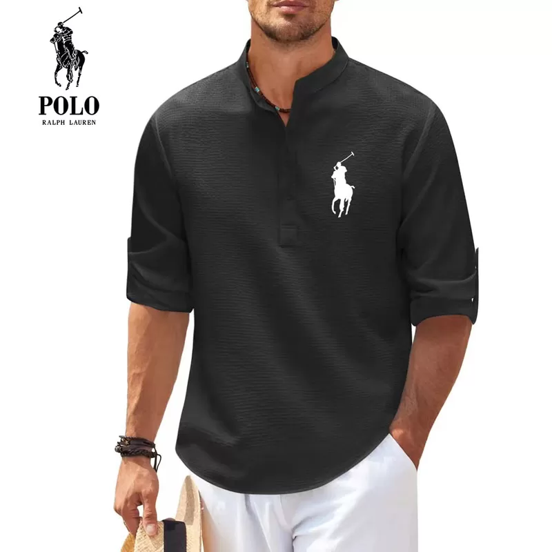 Ralph Lauren™ Men's Casual Collar Fashion Striped Shirts