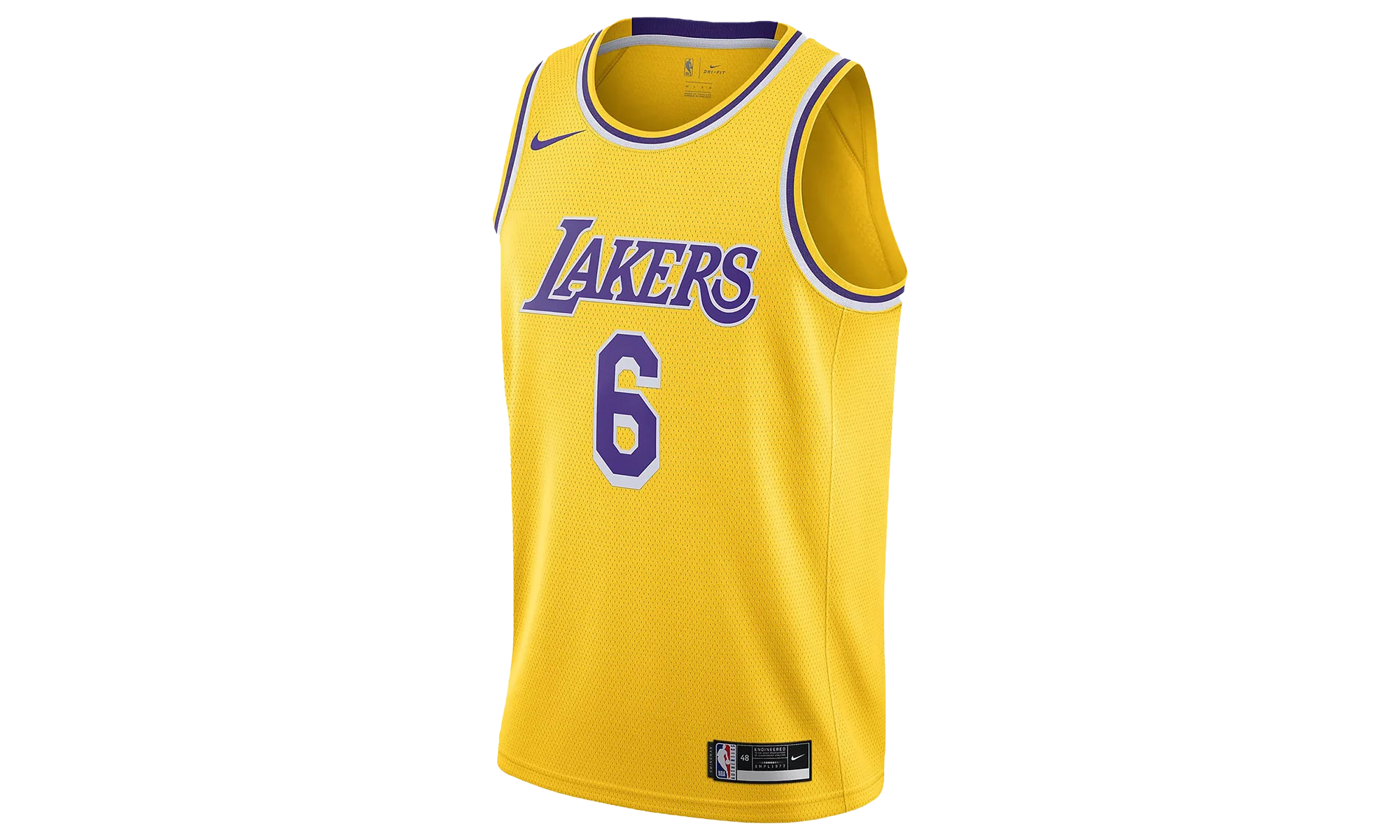 LA LAKERS LEBRON JAMES #6 ICON SWINGMAN JERSEY 