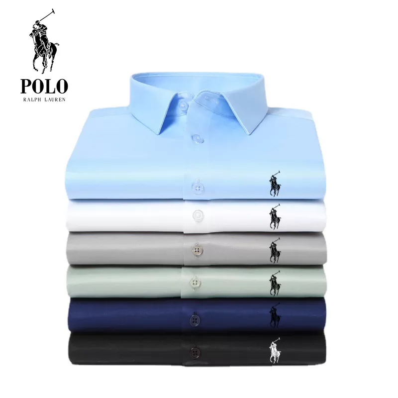 Ralph Lauren™ Men's Cotton Basic Denim Long Sleeve Shirt