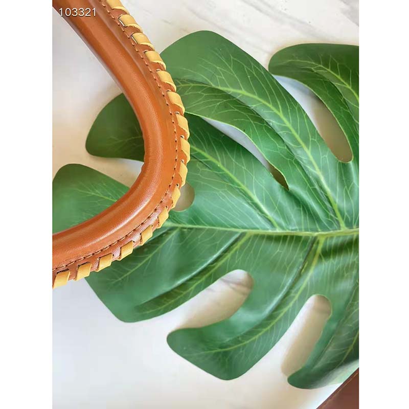 Louis Vuitton LV Women Capucines BB Handbag Yellow Calfskin Canvas