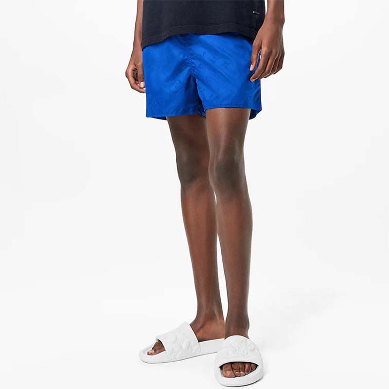 Louis Vuitton LV Unisex Waterfront Mule White Monogram Embossed Rubber Waterproof