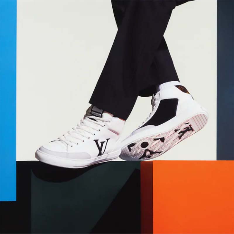 Louis Vuitton Unisex Charlie Sneaker Boot Cacao Brown Mix Recycled Bio-Based Materials