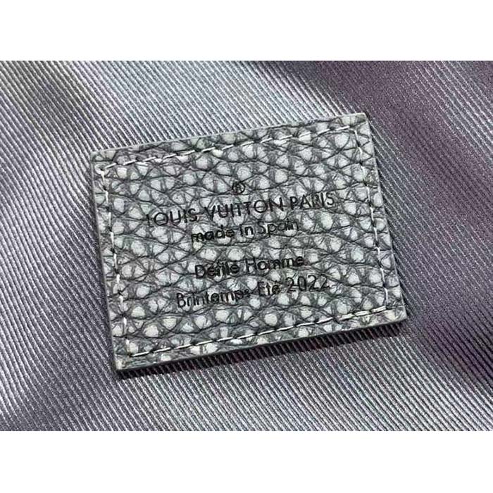 Louis Vuitton LV Unisex Ellipse Backpack Granite Taurillon Monogram Embossed Cowhide Leather