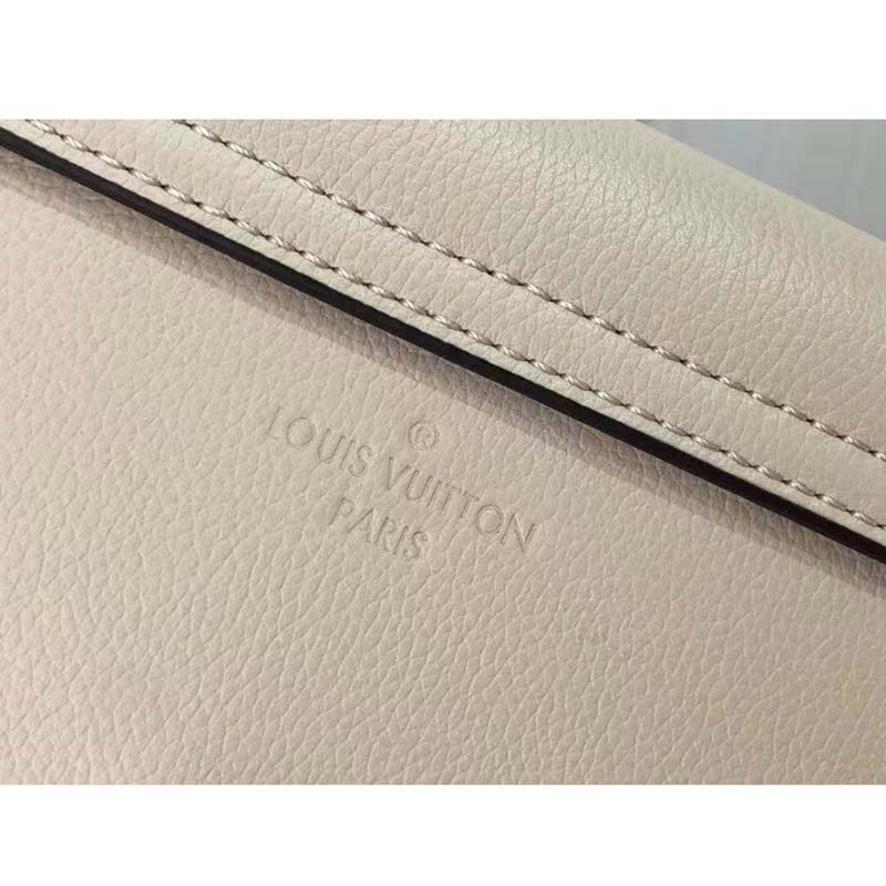 Louis Vuitton LV Women Lockme Tender Quartz White Grained Calf Leather