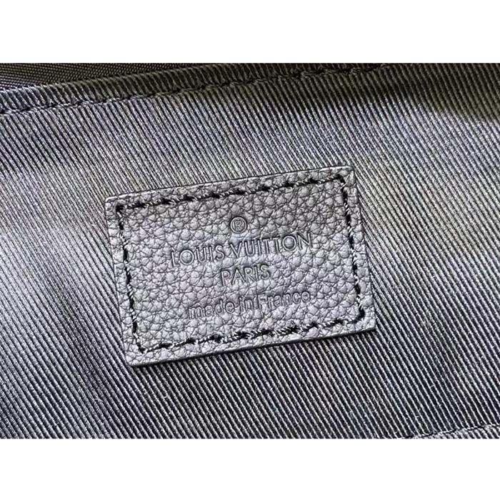 Louis Vuitton LV Unisex Trekking Backpack Monogram Shadow Calf Leather Textile Cowhide