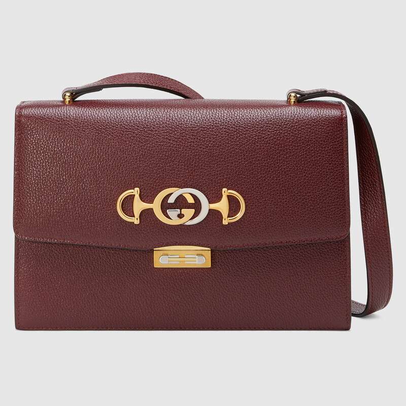 Gucci GG Women Gucci Zumi Grainy Leather Small Shoulder Bag