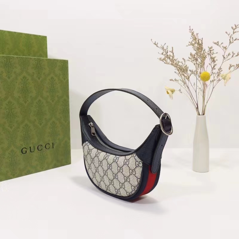 Gucci Unisex Ophidia GG Mini Bag Blue Beige GG Supreme Canvas