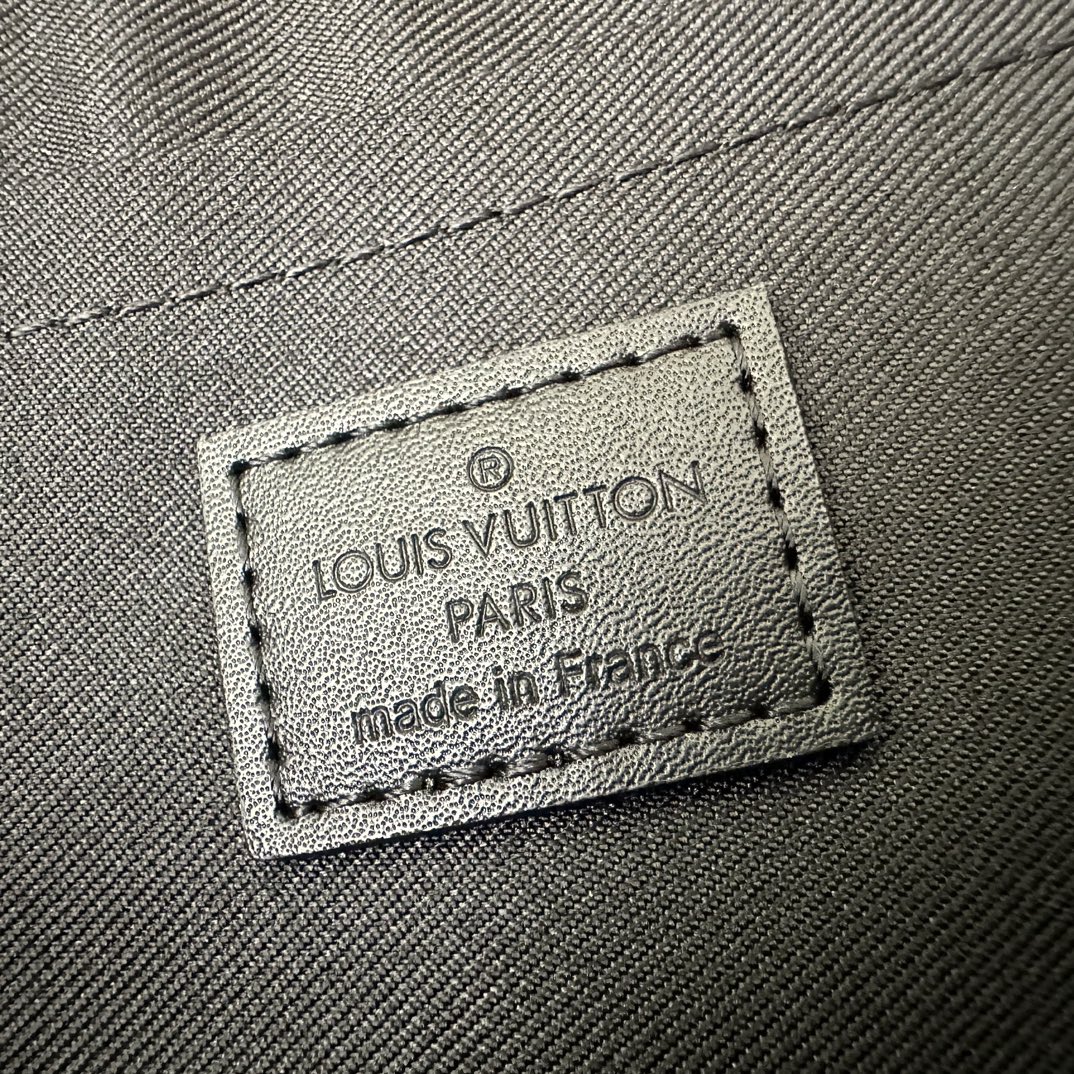 Louis Vuitton LV Unisex Pochette Jour Monogram Eclipse Coated Canvas Cowhide Leather