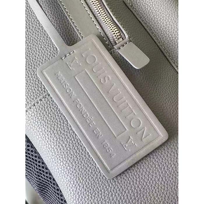 Louis Vuitton LV Unisex Takeoff Backpack Gray Aerogram Cowhide Leather