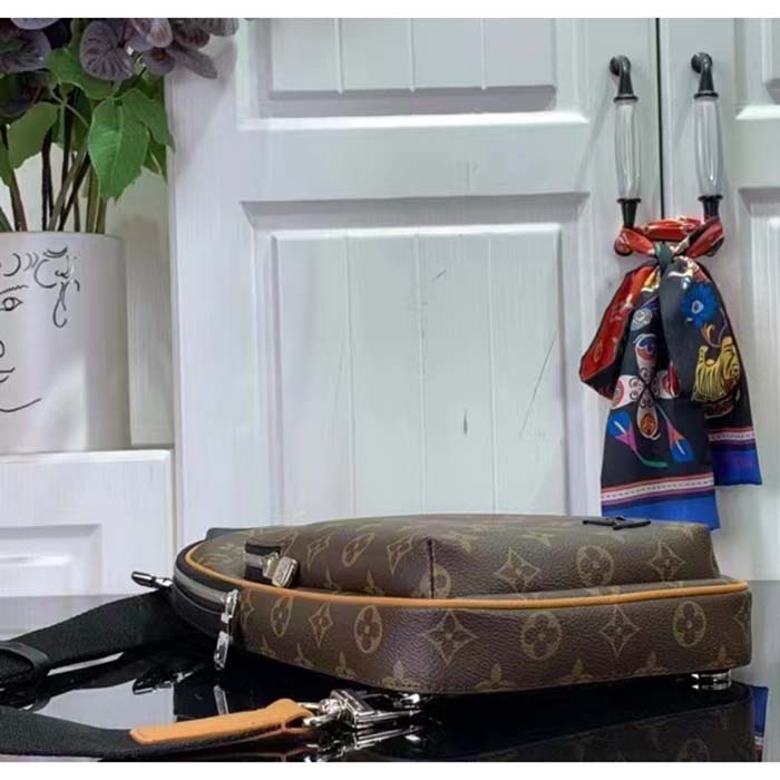 Louis Vuitton LV Unisex Avenue Sling Bag NM Radiant Sun Monogram Macassar Coated Canvas