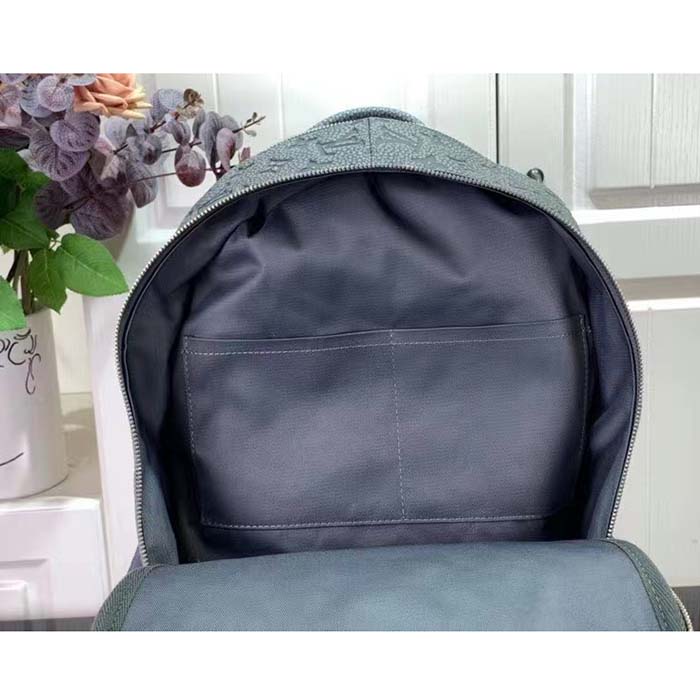 Louis Vuitton LV Unisex Ellipse Backpack Granite Taurillon Monogram Embossed Cowhide Leather