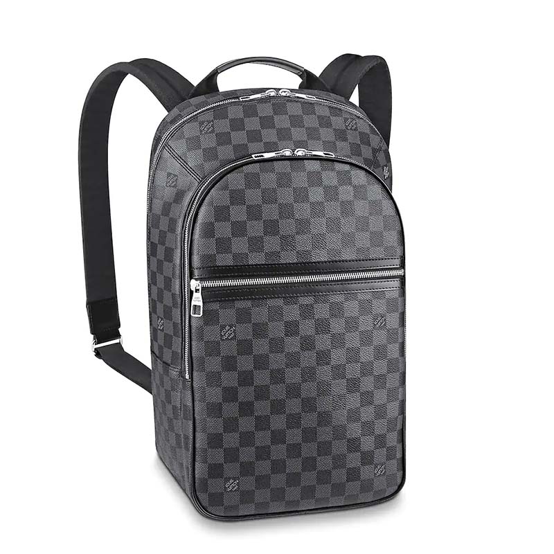 Louis Vuitton LV Men Michael NM Backpack in Damier Infini Leather