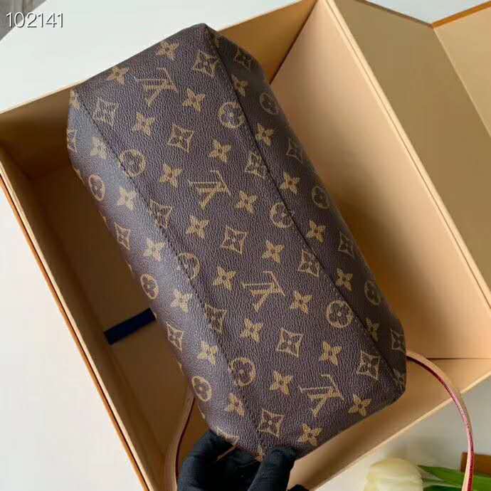 Louis Vuitton LV Women Rivoli PM Handbag in Monogram Coated Canvas-Brown