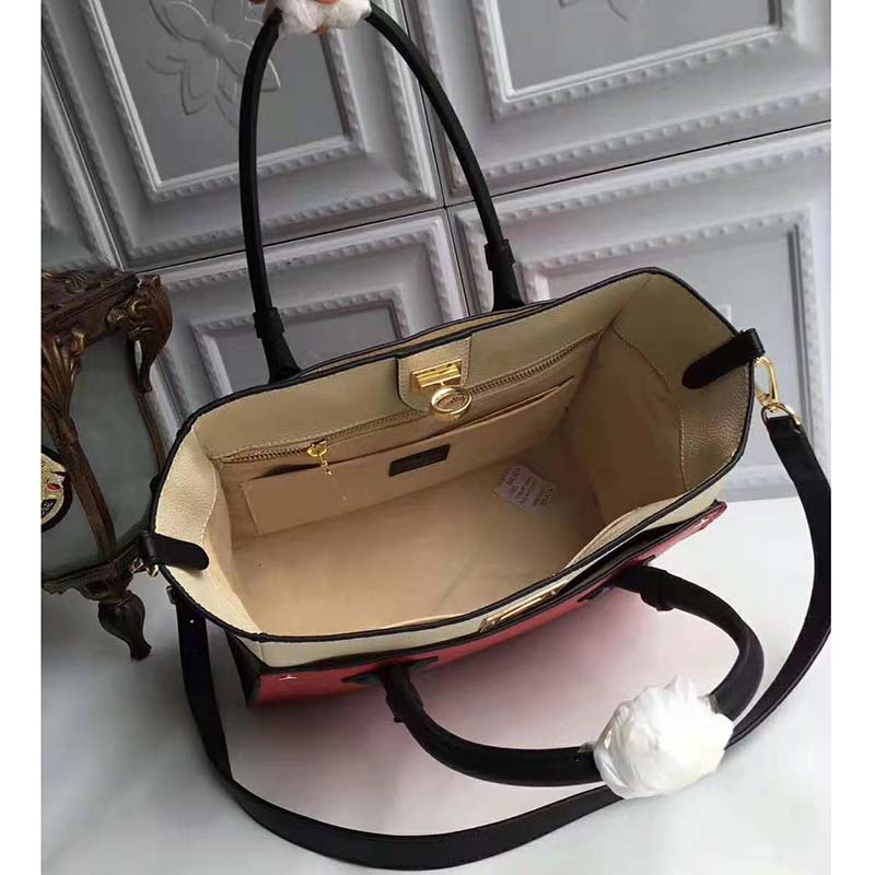 Louis Vuitton LV Women On My Side Bag in Small-Grained Calf Leather-Red