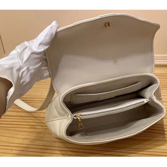 Louis Vuitton LV Women Hold Me Top-Handle Bag Beige Smooth Cowhide Leather