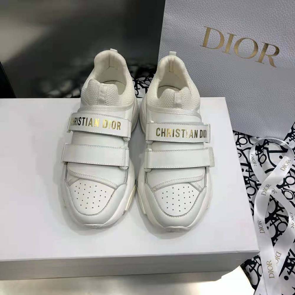 Dior Women D-wander Sneaker White Calfskin