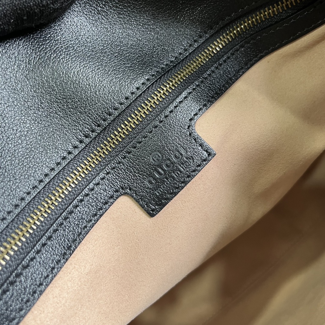 Gucci Women Diana Small Shoulder Bag Black Leather Double G