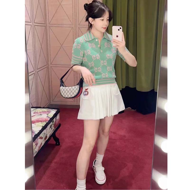 Gucci Unisex Ophidia GG Mini Bag Blue Beige GG Supreme Canvas