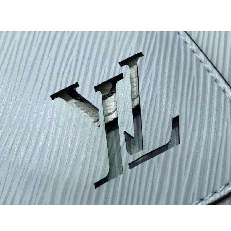 Louis Vuitton LV Women Marelle Handbag Blue Epi Grained Cowhide Leather Canvas