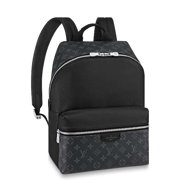 Louis Vuitton LV Unisex Discovery Backpack PM Monogram Canvas Taiga Leather